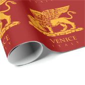 Papier Cadeau Armoiries de Venise (Coin rond)