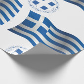 Papier Cadeau Armoiries Du Drapeau De Grèce
