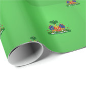 Papier Cadeau Armoiries haïtiennes (Coin rond)