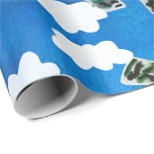 Papier Cadeau Army Jet "Art by Kids" (Coin rond)
