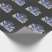 Papier Cadeau Arrestation de l'officier de police retraité (Coin)