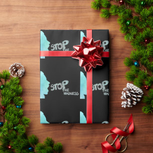 Papier Cadeau Arrêtez la folie