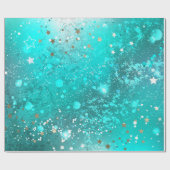 Papier Cadeau Arrière - plan à huile Turquoise de la menthe (Plat)