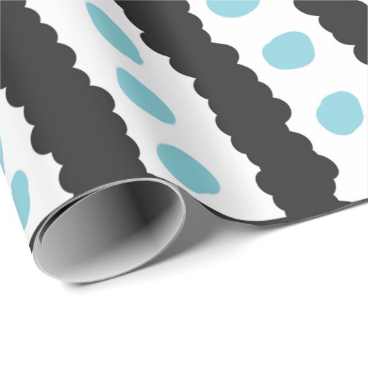 Papier Cadeau Arrière - plan à main Abstraite 3 (Coin rond)