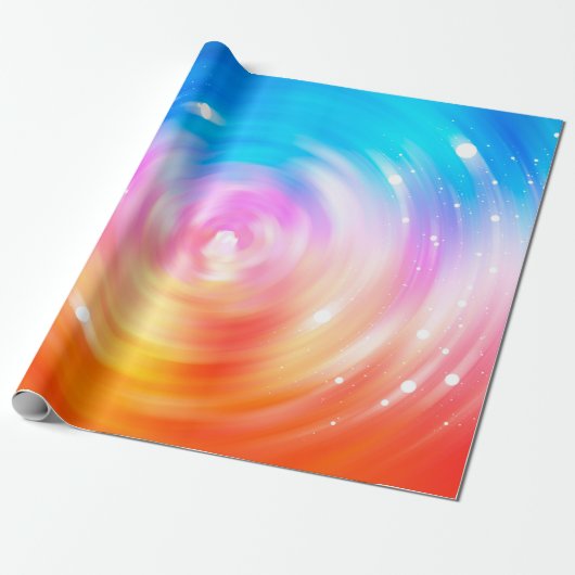 Papier Cadeau arrière - plan abstrait. cercles brillants arrière (Déroulé)