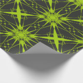 Papier Cadeau Arrière - plan abstrait vert. Mode graphique.abstr (Coin)