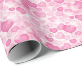 Papier Cadeau Arrière - plan avec coeur (Coin rond)