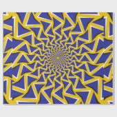 Papier Cadeau Arrière - plan bitmap d'illusion de mouvement opti (Plat)