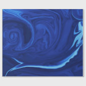 Papier Cadeau arrière - plan bleu Cobalt Texté à la main (Plat)