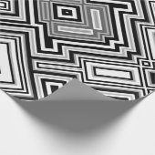 Papier Cadeau Arrière - plan carré rétro (Coin)