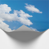 Papier Cadeau Arrière - plan ciel bleu ciel blanc nuages céleste (Coin)