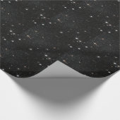 Papier Cadeau Arrière - plan - ciel nocturne et étoiles (Coin)