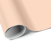 Papier Cadeau Arrière - plan couleur Apricot (Coin rond)
