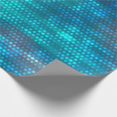 Papier Cadeau arrière - plan créatif bleu Abstrait (Coin)