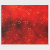 Papier Cadeau Arrière - plan d'amour sur (Plat)
