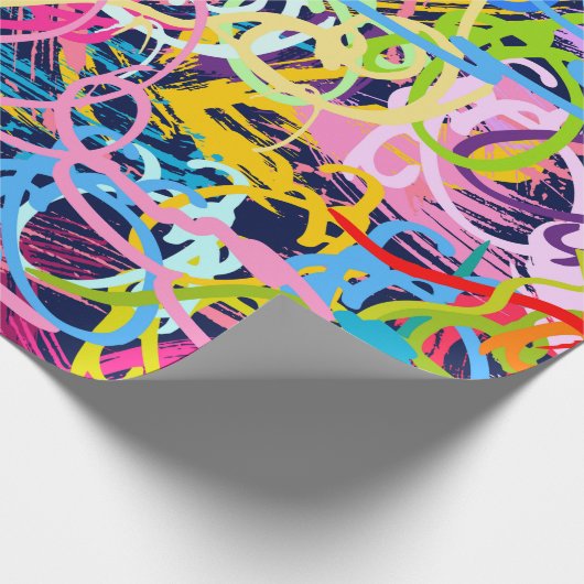 Papier Cadeau Arrière - plan de beaux-arts. Motif sans faille av (Coin)