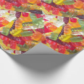 Papier Cadeau Arrière - plan de bonbons (Coin)