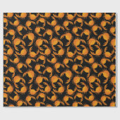 Papier Cadeau Arrière - plan de crabe orange (Plat)