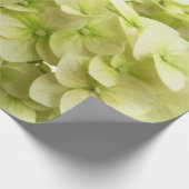 Papier Cadeau Arrière - plan de fleurs d'Hydrangea blanche (Coin)
