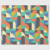 Papier Cadeau Arrière - plan de formes géométriques Abstraites c (Plat)