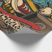 Papier Cadeau Arrière - plan de graffiti sans couture. Ppa trans (Coin)