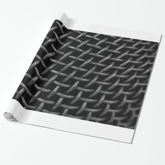 Papier Cadeau Arrière - plan de grille de microphone (Déroulé)