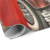 Papier Cadeau arrière - plan de journal déchiré par le poster vi (Coin rond)