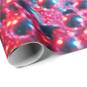 Papier Cadeau Arrière - plan de la soirée disco brillant avec bo (Coin rond)