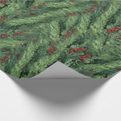 Papier Cadeau Arrière - plan de l'arbre de Noël (Coin)