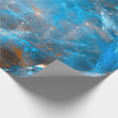 Papier Cadeau Arrière-plan de l'espace futuriste, abstrait, Lig (Coin)