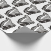 Papier Cadeau Arrière - plan de l'icône Harp (Coin)