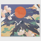 Papier Cadeau Arrière - plan de luxe de style oriental doré. chi (Plat)