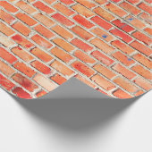 Papier Cadeau Arrière - plan de mur de briques ou de texturebric (Coin)