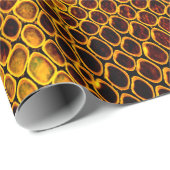 Papier Cadeau Arrière - plan de peau de serpent (Coin rond)