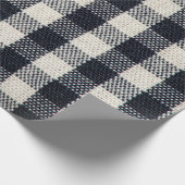 Papier Cadeau Arrière - plan de texture coton plaid. (Coin)