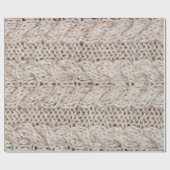 Papier Cadeau Arrière - plan de texture de laine de tricot blanc (Plat)