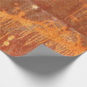 Papier Cadeau arrière - plan de texture de panneau métallique ro (Coin)