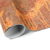 Papier Cadeau arrière - plan de texture de panneau métallique ro (Coin rond)