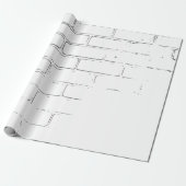 Papier Cadeau Arrière - plan de texture murale de briques (Déroulé)