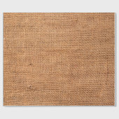 Papier Cadeau arrière - plan de tissu de burlap Brown ou tissu d (Plat)