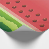 Papier Cadeau Arrière - plan de tranche de pastèque (Coin)