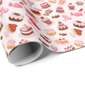 Papier Cadeau Arrière - plan doux (Coin rond)