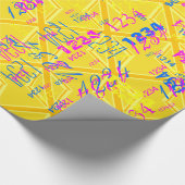 Papier Cadeau Arrière - plan du drapeau britannique Union Jack j (Coin)