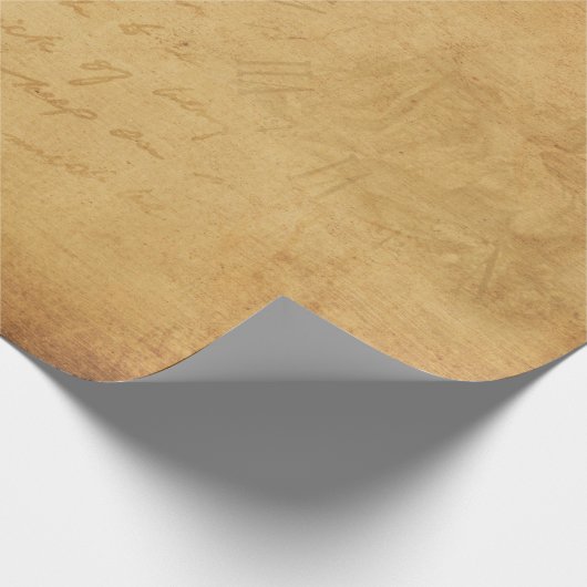 Papier Cadeau Arrière - plan écriture de fleurs d'image (Coin)