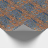 Papier Cadeau Arrière - plan en métal rouillé texturé. (Coin)