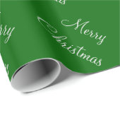 Papier Cadeau Arrière - plan fait sur commande de vert de (Coin rond)