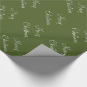 Papier Cadeau Arrière - plan fait sur commande de vert de mousse (Coin)