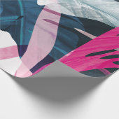 Papier Cadeau arrière - plan feuille d'art Abstrait tropical. Pa (Coin)