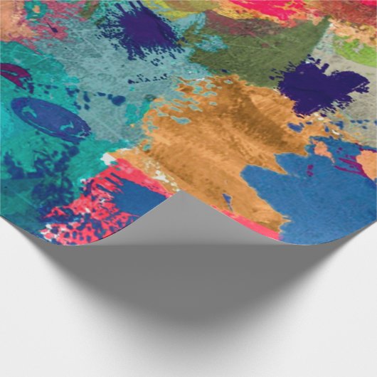 Papier Cadeau arrière - plan fractal psychédélique abstrait de f (Coin)