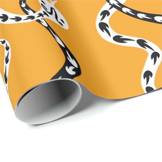 Papier Cadeau Arrière - plan incomparable de serpents décoratifs (Coin rond)